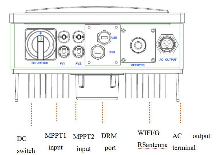 On Grid Solar PV Solar System Inverter LS1000H LS1500H LS2000H - China